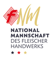 Logo Nationalmannschaft Fleischerhandwerk - klicken für die Homepage Logo Nationalmannschaft Fleischerhandwerk - klicken für die Homepage